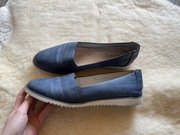 Vera pelle granatowe półbuty baleriny balerinki 40 41