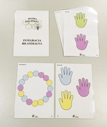 Integracja bilateralna Cz. 1, rozwój dziecka, ZKK, WWR - plansze, ćwiczenia