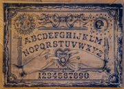 Tablica Ouija wywoływanie duchów halloween plansza