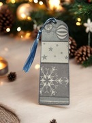 Zakładka świąteczna szara