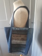 Torba uszyta ze starych jeansów 