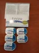 Soczewki kontaktowe miesięczne FitView -0,75 / 5 szt.