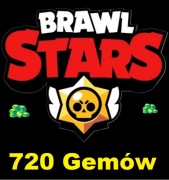 BRAWL STARS GEMY 720 SZTUK GEMS GEMÓW SUPERCELL ID LOGOWANIE NA KONTO