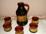   Zestaw do miodu pitnego bułgarski.Ceramika.