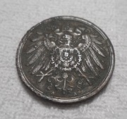 Niemcy Wilhelm II Hohenzollern 2 pfennig fenigi 1915 A Berlin Prusy KM# 16