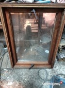 używane okno dachowe 104x 78 drewniane + kołnierze