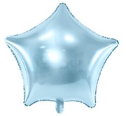 Balon gwiazda NIEBIESKI Błękitny na hel 48cm 