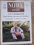 Nowe Książki - miesięcznik nr 982 (12/2000)Andrzej Jerzmanowski, biolog, UW