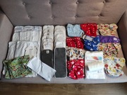 Zestaw pieluszek wielorazowych ochraniaczy wielopieluchowanie 