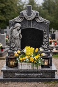 Stroik na grób cmentarz pomnik stroik wiosenny wiązanka nagrobna  Grób 