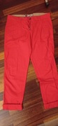 Czerwone spodnie z bawełny
