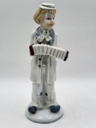Porcelanowy Klaun - akordeon The Leonardo Collection