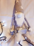 Skrzat gnom krasnal glamour handmade całoroczny