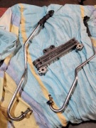 Chłodnica oleju, przewody olejowe Honda vfr800 rc46