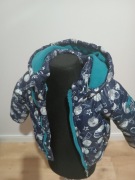 Chłopięca kurtka ocieplana używana rozmiar 9- 12 m