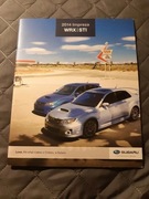 2014 Subaru Impreza WRX STI Prospekt ANGIELSKI USA 26 stron