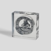 Nowy piękny zegar ze szkła kryształowego RICHOS