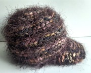 Czapka Damska z Daszkiem Wełna One Size