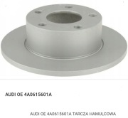 Now tarczmulcowe Zimmerman  A6 94- /VW passat tył 