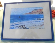 Claude Monet obraz w ramie za szkłem, reprodukcja 53 x 43