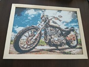 Haft diamentowy motor motocykl 40 x 30