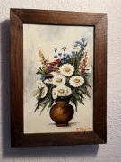 oryginalny obraz olejny aut. Pawla Ptaka drew rama