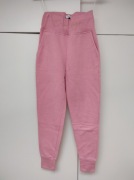 NOWE Spodnie dresowe O'la Voga Różowe Wysoki Stan Joggery XS