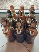 BUTELKI SZKLANE z KORKIEM KLIPSEM 0,65l