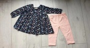 Nowy Komplet dziewczęcy tunika i legnsy r. 92