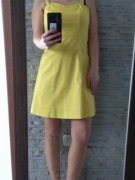 Sukienka HM elegancka żółta