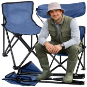 Krzesło wędkarskie turystyczne składane na ryby rybackie pokrowiec fotel