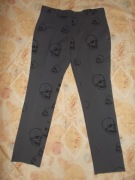 BoohooMan spodnie z czachami męs. W32 L30