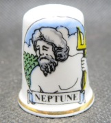 Naparstek kolekcjonerski porcelanowy - NEPTUNE