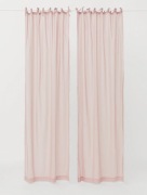 Sprzedam 2 firany HM&HOME  pudrowy róż