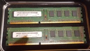 ZESTAW 2 x pamięć RAM DDR3 Micron 4GB 1600MHz CL11 MT8JTF51264AZ-1G6E1