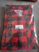 Koszula flanelowa robocza długi rękaw krata czerwona rozmiar 176 - 182