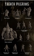 TRENCH CRUSADE Zestaw Trench Pilgrims warband + reinforcments 