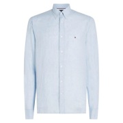TOMMY HILFIGER Pigment Dyed Linen Shirt Regular 100% len koszula lniana L