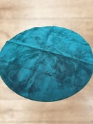 Okrągły dywan średnica 160 cm butelkowa zieleń mięciutki