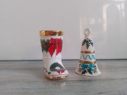 Porcelanowe zawieszki - 2 sztuki