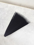 Wachlarz papierowy czarny 15 cm