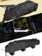 Rhinowalk komplet toreb na ramę + torba podsiodłowa + stabilizator Pakiet 