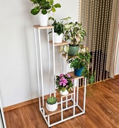 Kwietnik Metalowy LOFT 6 Poziomów 110cm - Stojak na Kwiaty