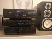 Wieża JVC Hi-Fi – klasyczny zestaw audio | CD + kasety | w pełni spraw