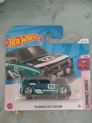 Hot Wheels 73 Honda Civic custom Mattel Motul 