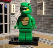 Minifigurka LEGO COL05-6 col070 Lizard Man, Czowiek Jaszczurka, Seria 5