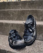 Glany Nagana 3H czarne z białymi przetarciami 