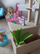 ZESTAW BARBIE Z MASECZKAMI I WANNĄ