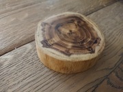 Podstawka pod kubek, butelkę, otwieracz do piwa, lite drewno akacja