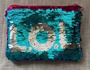 Torebka LOL z dwustronnymi cekinami na suwak